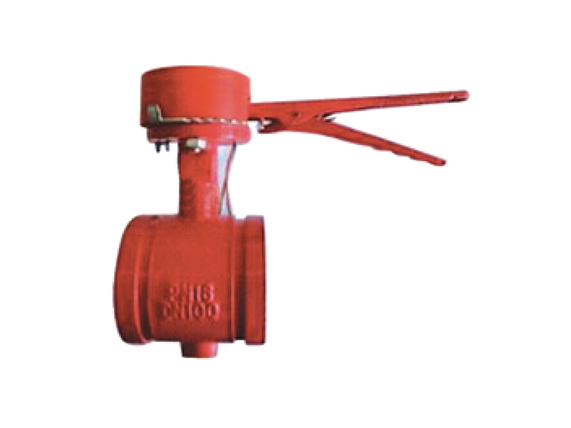 XD81X 手柄信號(hào)溝槽蝶閥