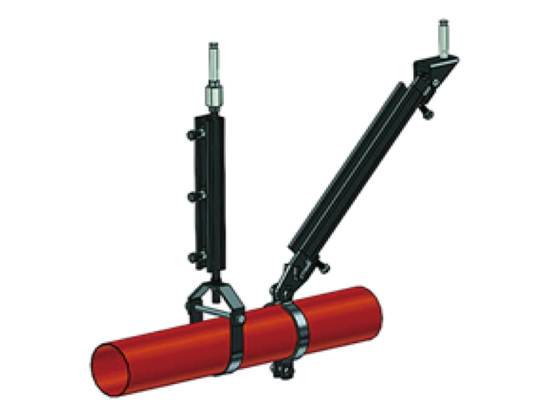 單管縱向抗震支吊架