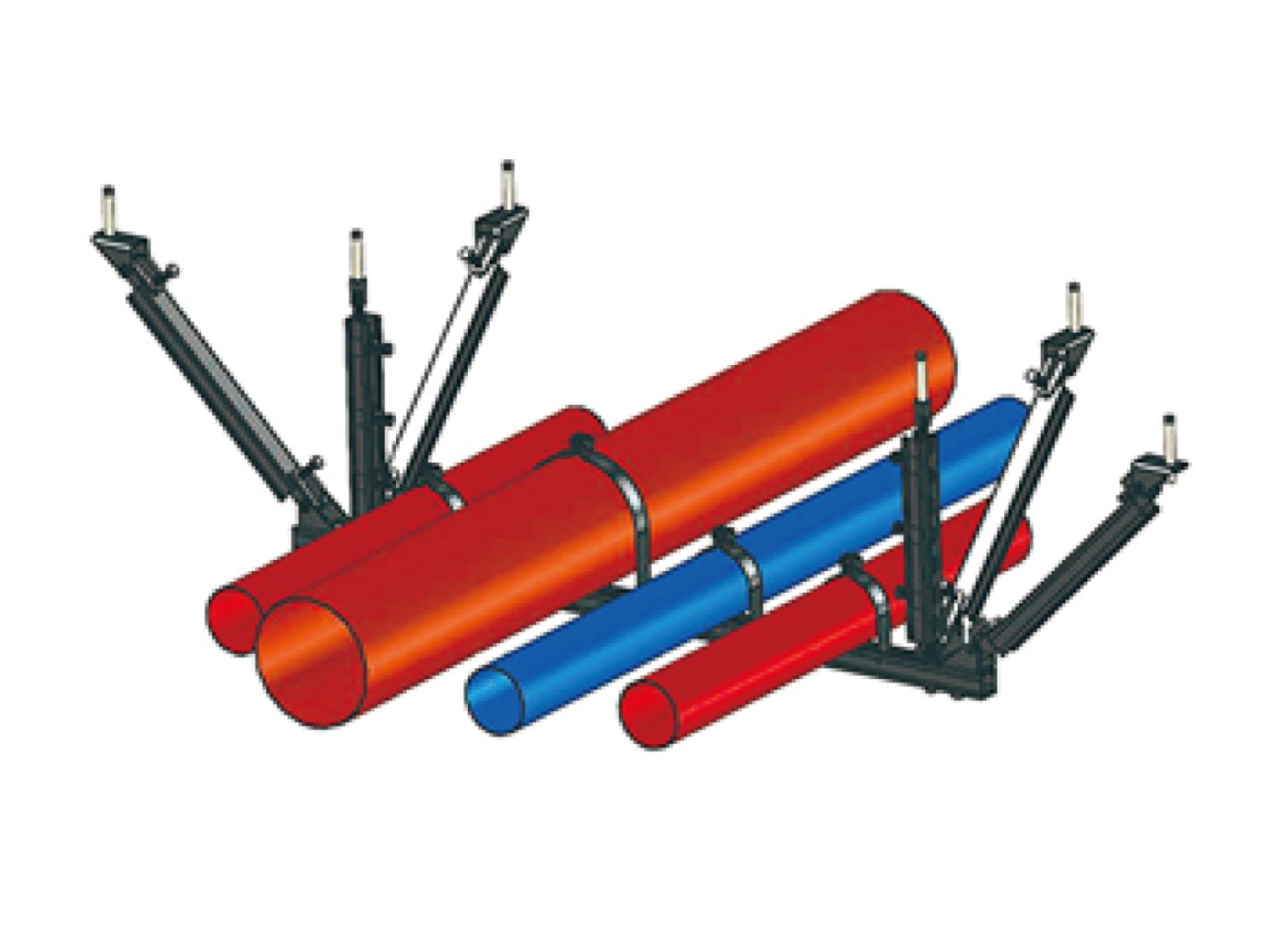 多管雙向抗震支吊架