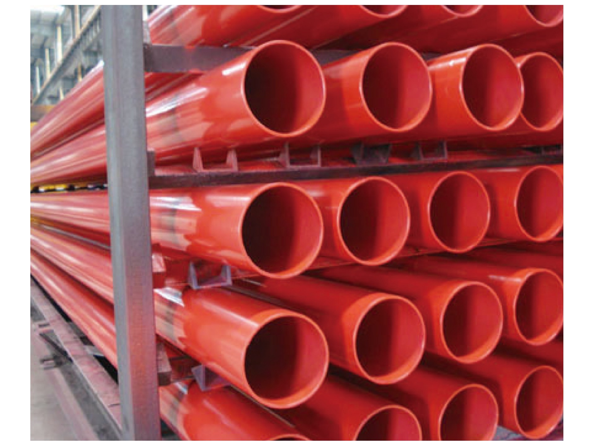 管材-紅色內外涂塑鋼管