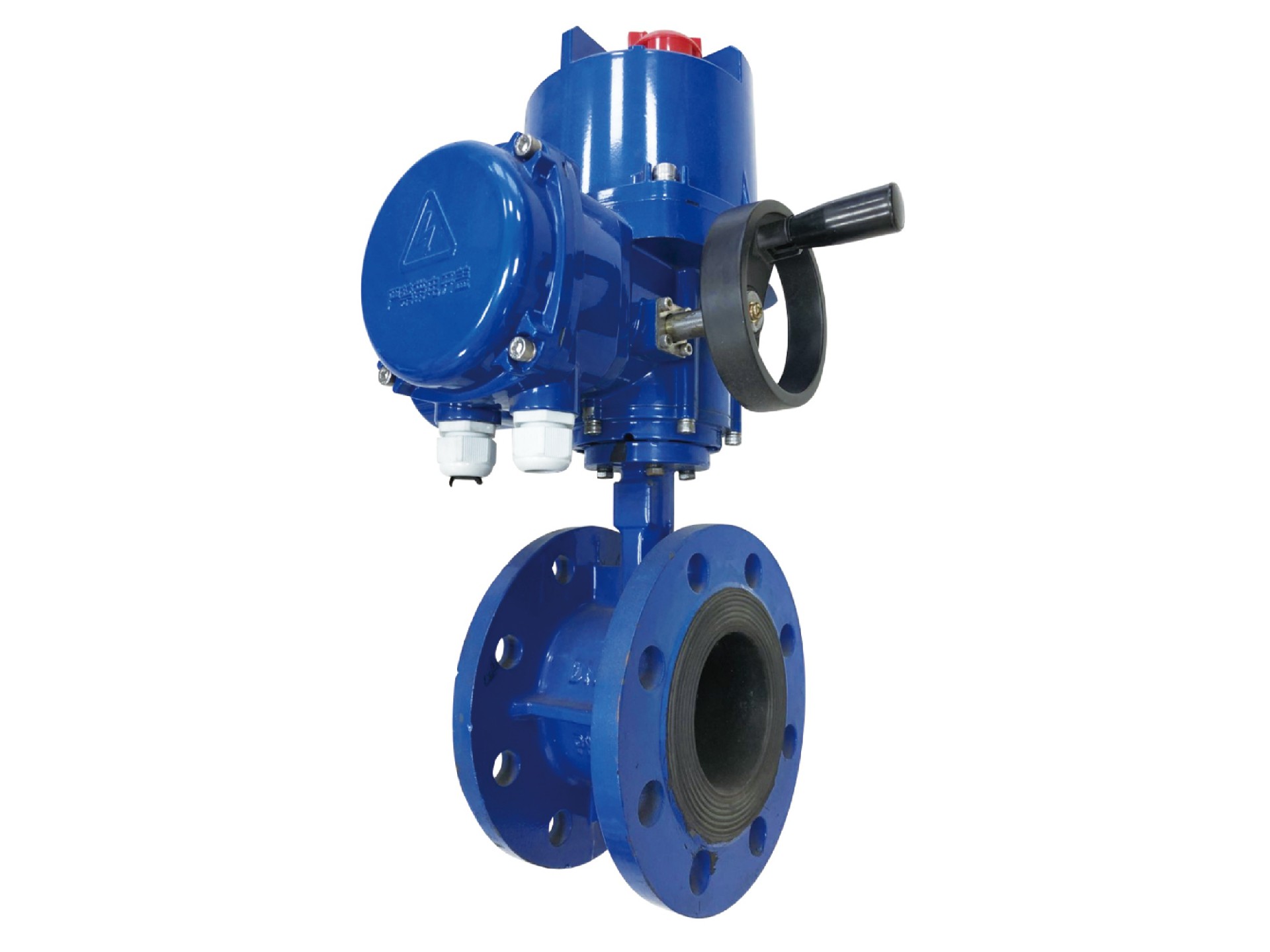 軟密封電動法蘭蝶閥