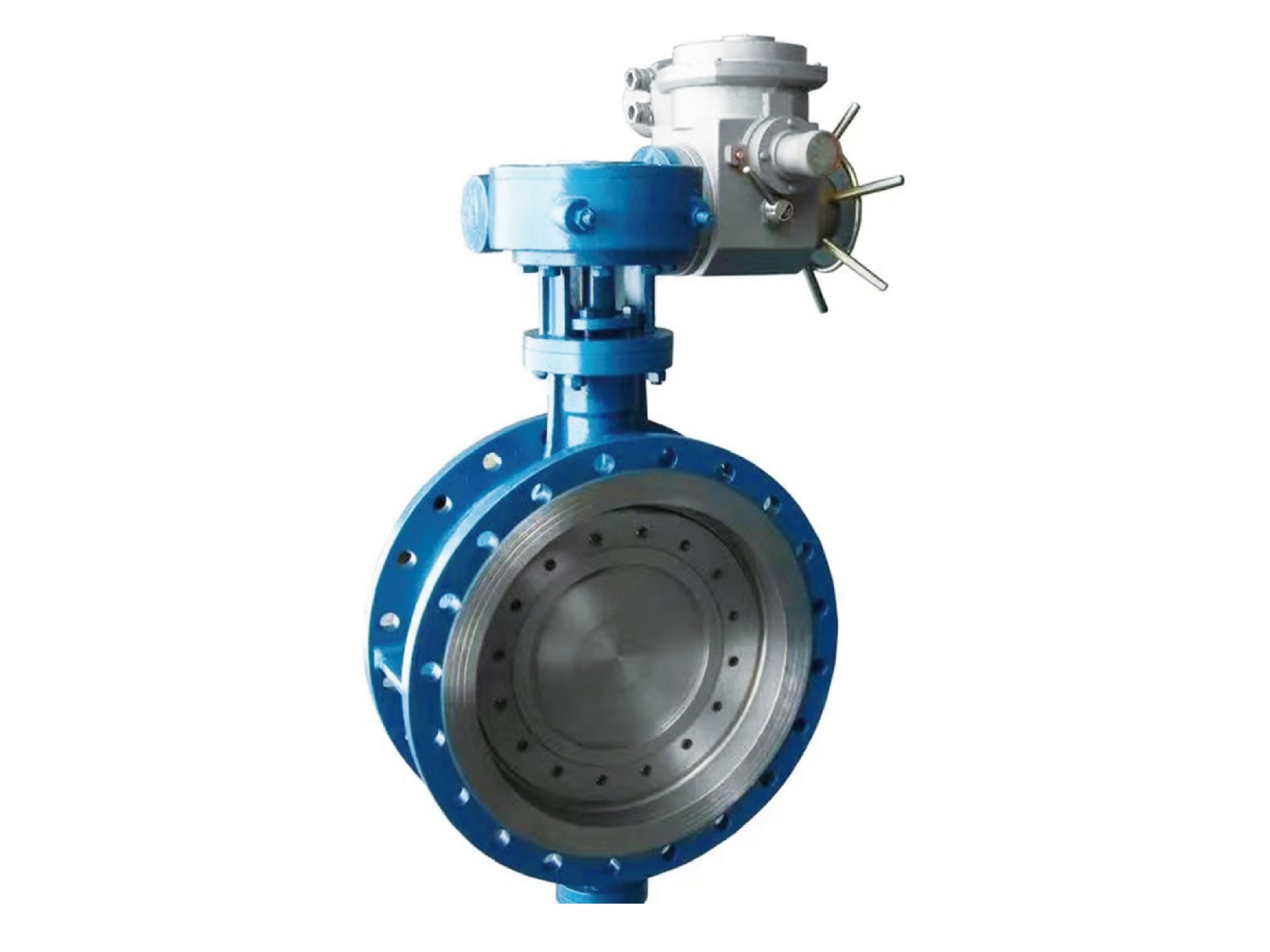 硬密封大口徑電動法蘭蝶閥